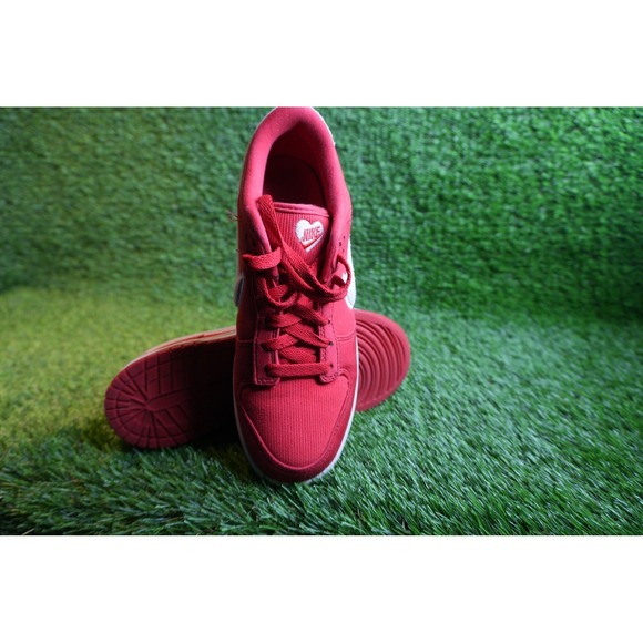 Nike Other - Nike Dunk Low Valentines Day 2024 Red Corduroy Heart Sneakers (6.5 Youth)